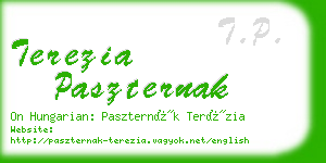 terezia paszternak business card